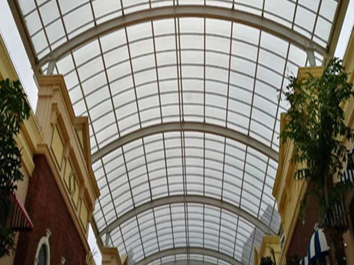 三门峡屋面网架顶棚吊装方案