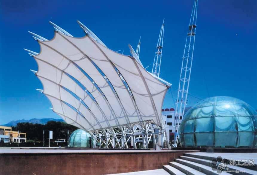 三门峡车棚膜结构网架